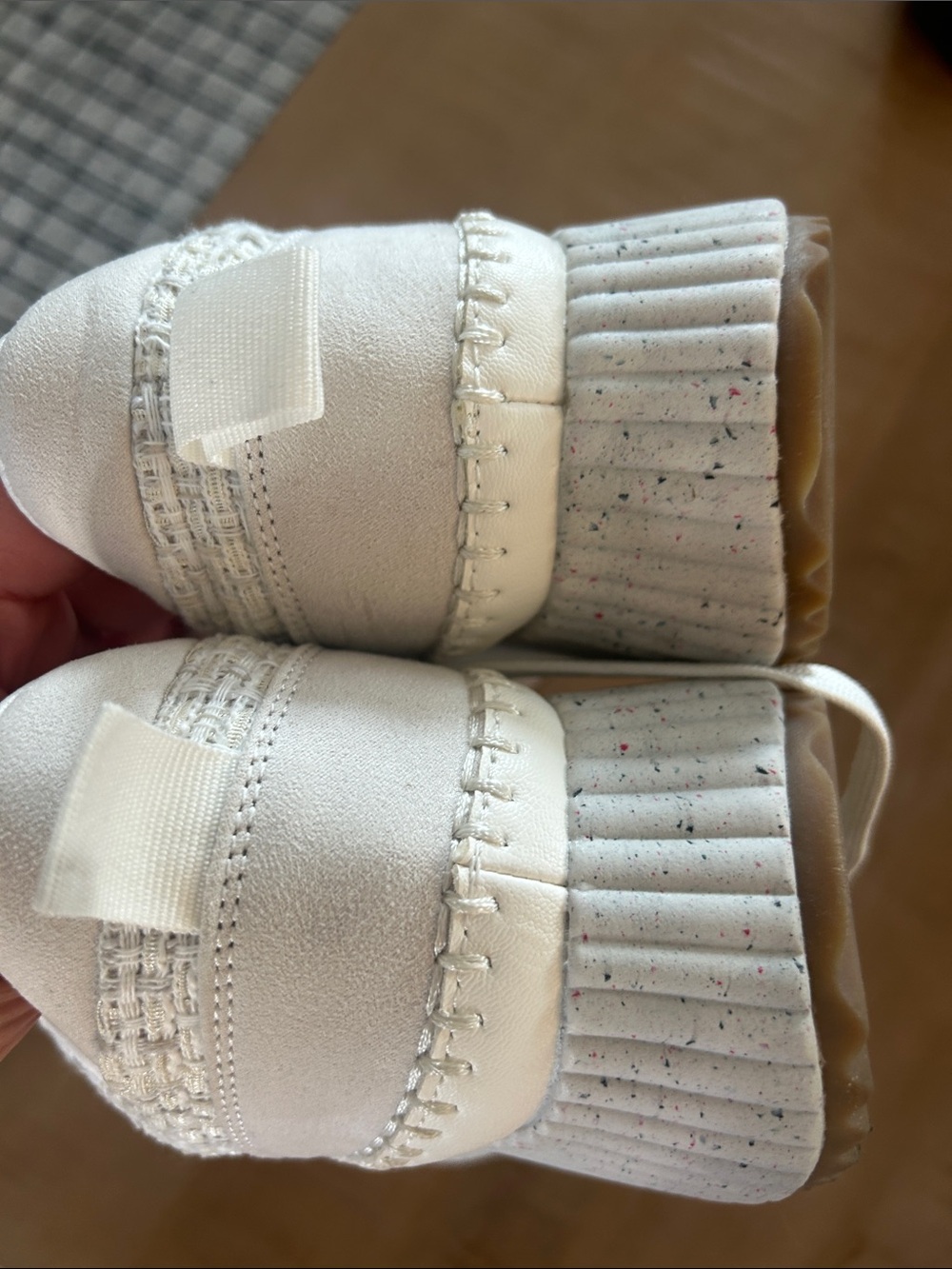 Women’s White Platform Fashion Sneakers from Target, size 10, worn once - Picture 3 of 7